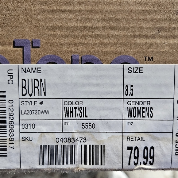 LA Gear New White sneakers - Picture 5 of 5